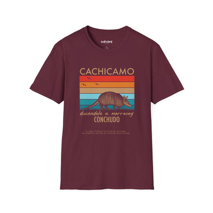 CACHICAMO DICIÉNDOLE A MORROCOY  🐢 CONCHUDO - Camiseta Vintage Unisex Softstyle