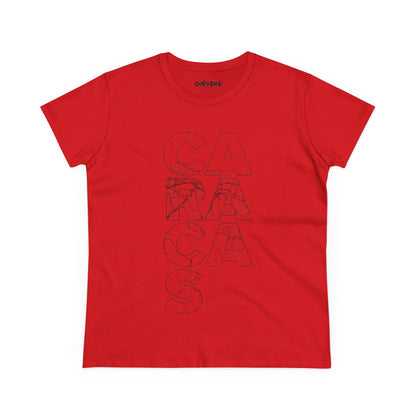 Caracas Outline Graphic Tee — Women's City Map Tee