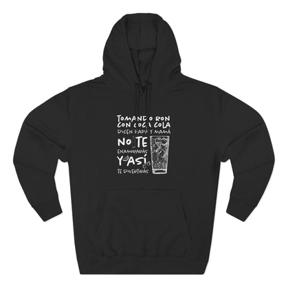 Hoodie de Fleece Tres Paneles – Diseño Divertido de Bebida 🍹, Suéter Unisex Casual y Original para Fiestas o Regalar a Amigos