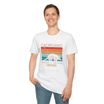 CACHICAMO DICIÉNDOLE A MORROCOY  🐢 CONCHUDO - Camiseta Vintage Unisex Softstyle
