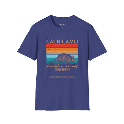 CACHICAMO DICIÉNDOLE A MORROCOY  🐢 CONCHUDO - Camiseta Vintage Unisex Softstyle