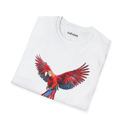Camiseta — Franela con Gráfico Vibrante de Guacamaya
