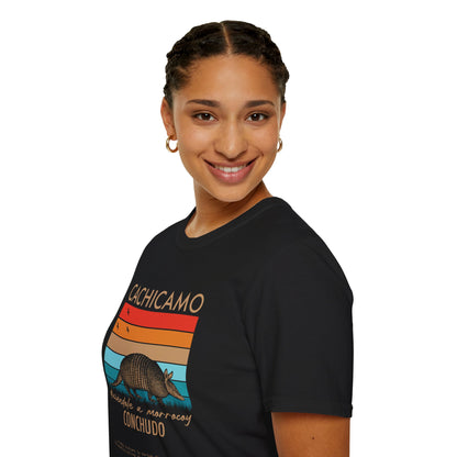 CACHICAMO DICIÉNDOLE A MORROCOY  🐢 CONCHUDO - Camiseta Vintage Unisex Softstyle