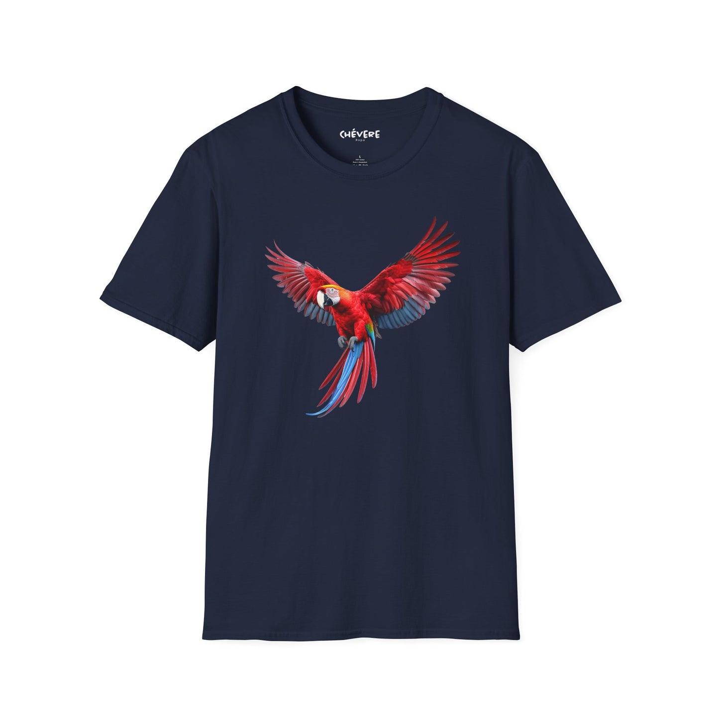 Camiseta — Franela con Gráfico Vibrante de Guacamaya