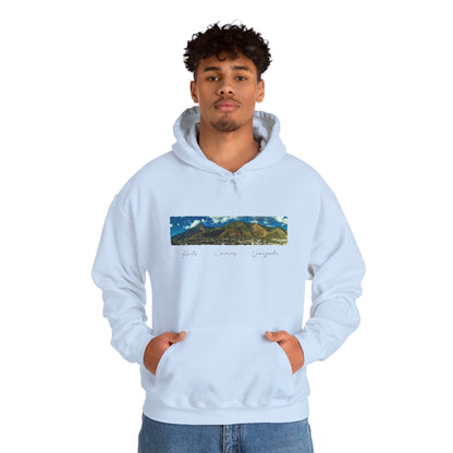 Mountain View Unisex Hoodie - Cozy Heavy Blend Sweatshirt for Nature Lovers