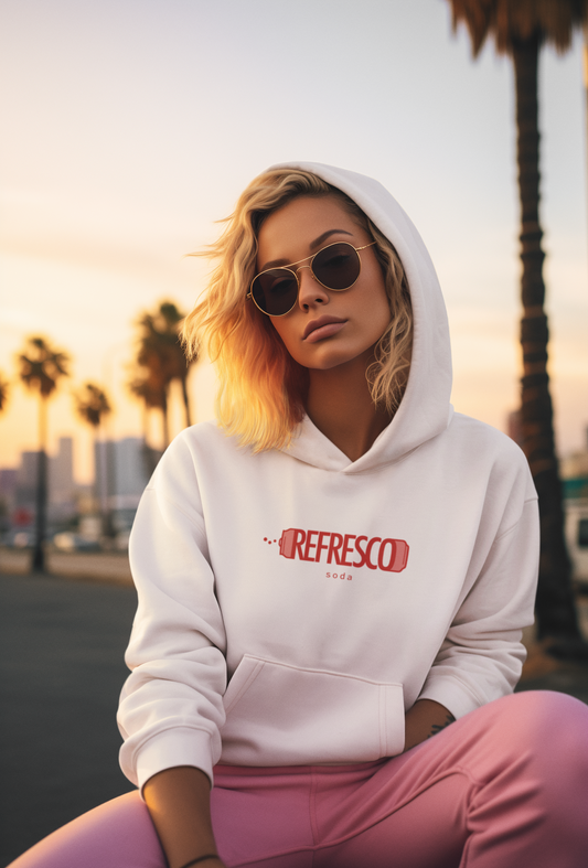 Hoodie “Refresco” – Suéter Unisex de Fleece, Cómodo, Casual y con Identidad Venezolana