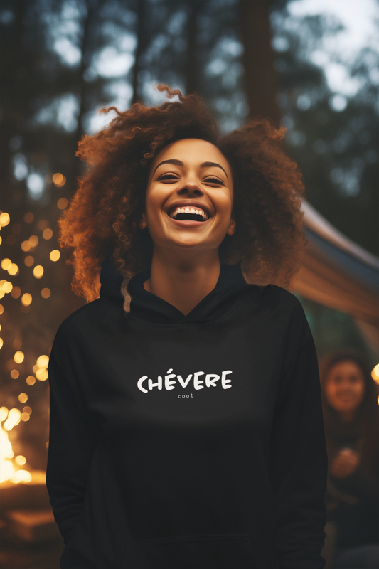 Chévere Three-Panel Fleece Hoodie, Cozy Casual Wear, Perfect Gift for Friends, Comfortable Streetwear, Ideal for Everyday Style
